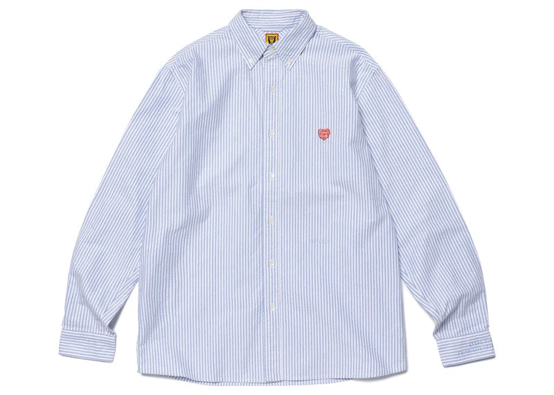 Human Made Stripe B.D L/S Shirt Blue