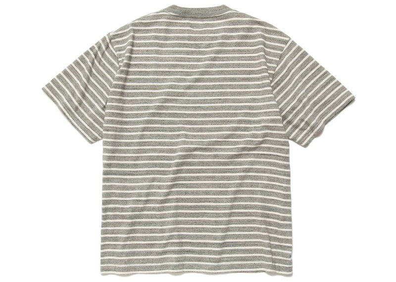 Human Made Striped Heart T-Shirt Grey