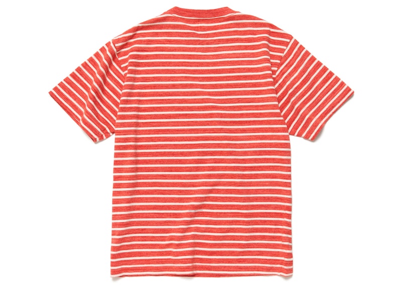 Human Made Striped Heart T-Shirt Pink