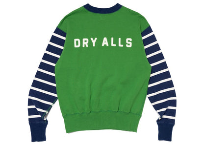 Human Made Striped Sleeve Sweatshirt Green