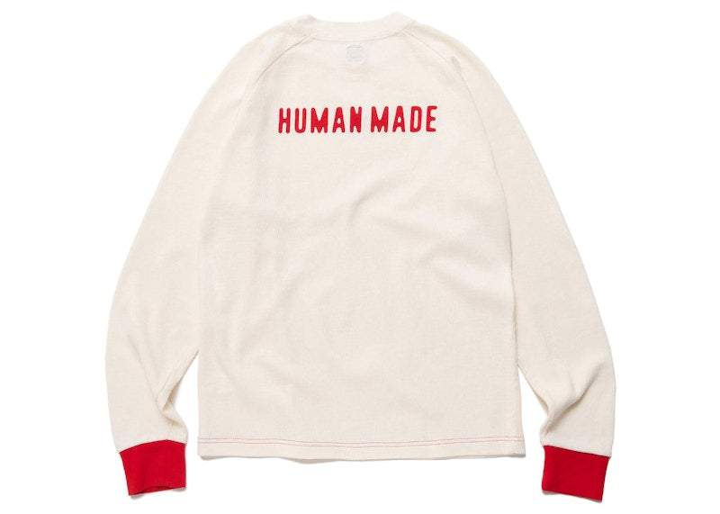 Human Made Thermal L/S T-Shirt White