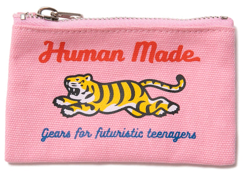 Human Made Tiger Card Case Pink