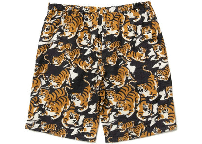 Human Made Tiger Gauze Shorts Yellow