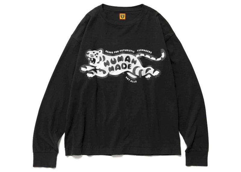 Human Made Tiger L/S T-Shirt Black