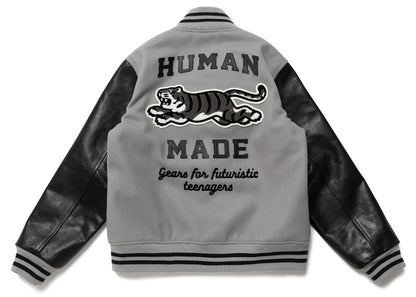 Human Made Varsity Jacket Grey