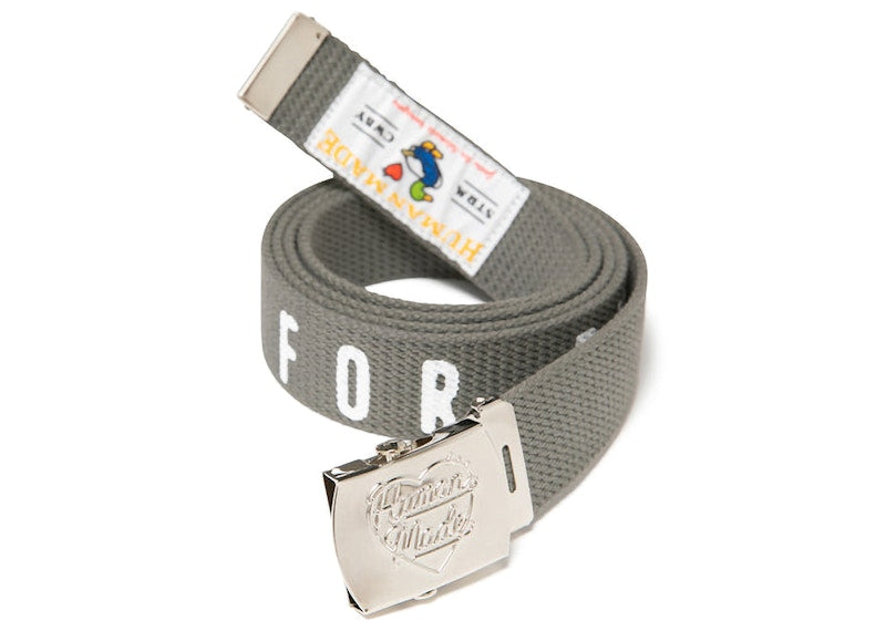 Human Made Web Belt Grey