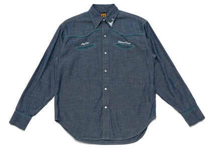 Human Made Western Chambray Shirt Indigo