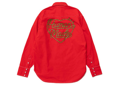 Human Made Western Shirt Red
