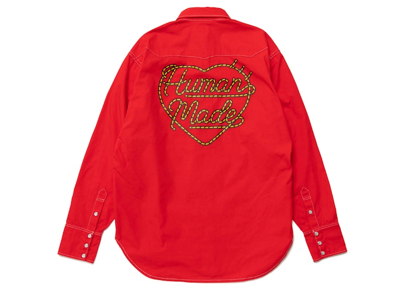 Human Made Western Shirt Red