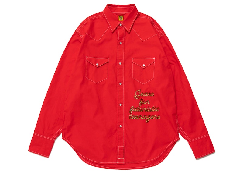 Human Made Western Shirt Red