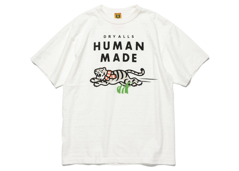Human Made White Tiger Graphic T-Shirt White