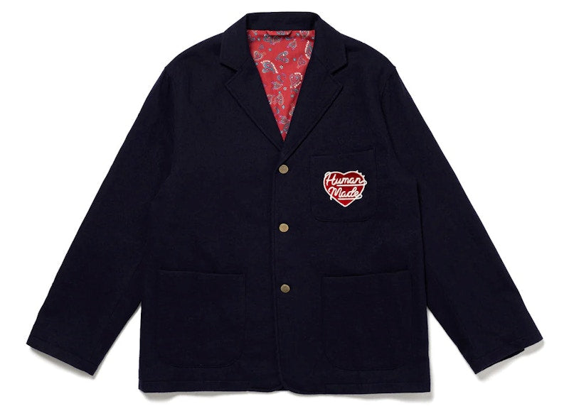 Human Made Wool Blended Blazer Navy