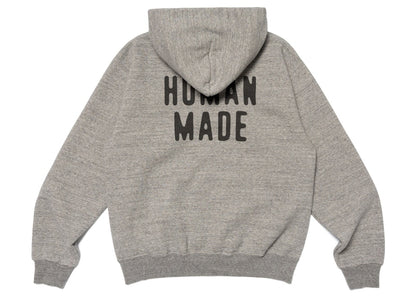 Human Made Zip Up Sweat Hoodie Grey