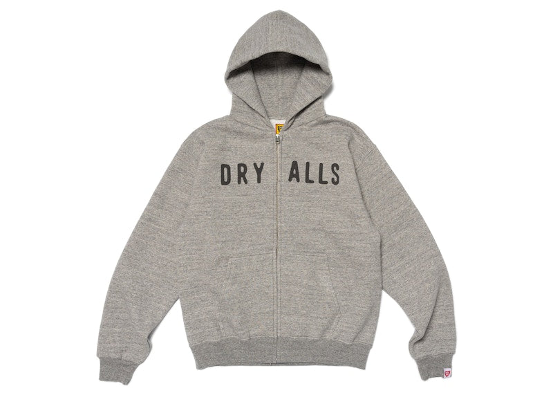Human Made Zip Up Sweat Hoodie Grey