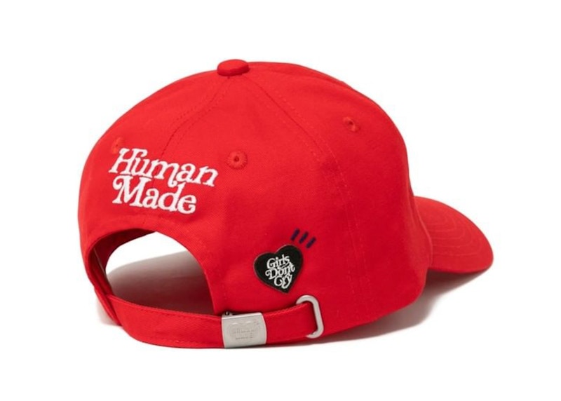 Human Made x BROOKLYN MACHINE WORKS x Girls Don’t Cry 6 Panel Cap Red