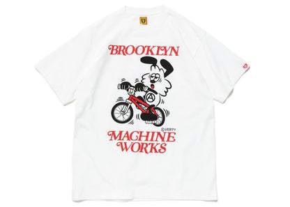 Human Made x BROOKLYN MACHINE WORKS x Girls Don’t Cry T-Shirt White