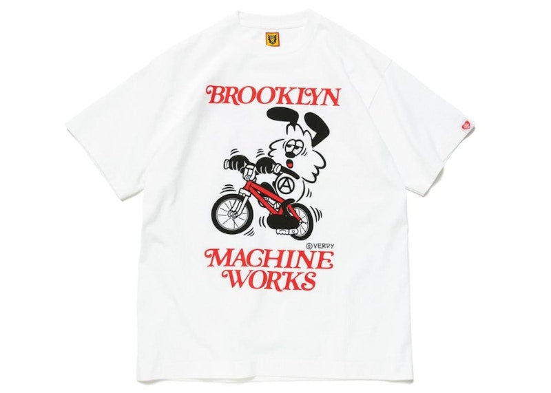 Human Made x BROOKLYN MACHINE WORKS x Girls Don’t Cry T-Shirt White