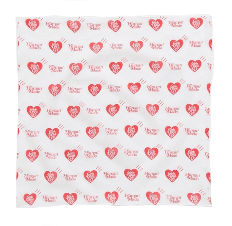 Human Made x Girls Don't Cry Bandana Red/White