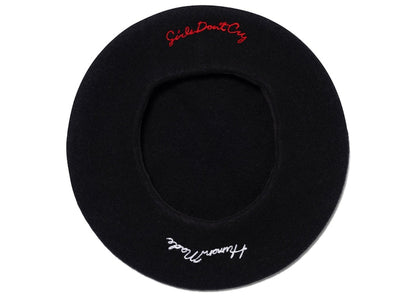 Human Made x Girls Don't Cry Beret Black