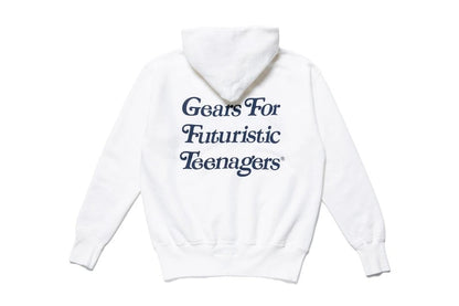 Human Made x Girls Don't Cry Gears For Futuristic Teenagers Hooded Sweatshirt White