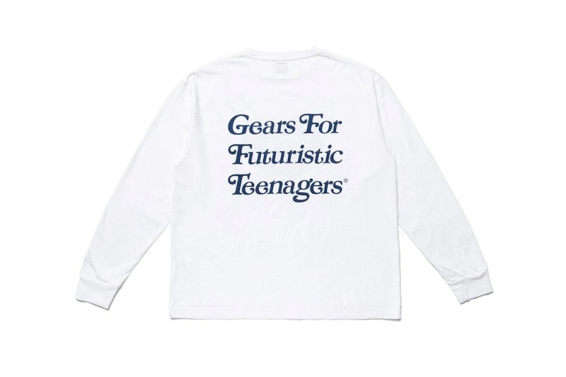 Human Made x Girls Don't Cry Gears For Futuristic Teenagers Longsleeve T-Shirt White