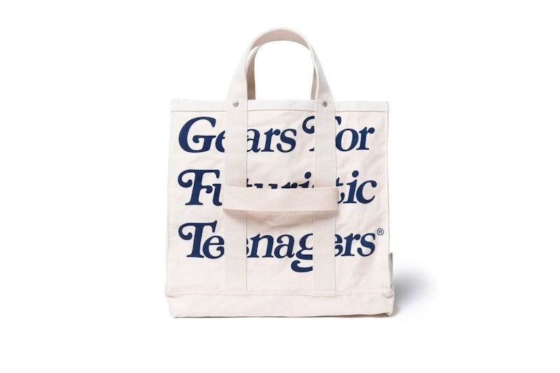 Human Made x Girls Don't Cry Gears For Futuristic Teenagers Tote Bag White