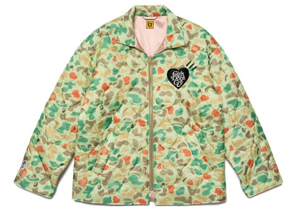 Human Made x Girls Don't Cry Heart Camo Jacket Green