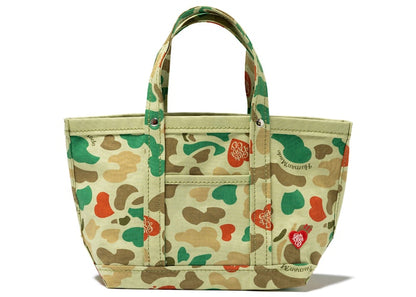 Human Made x Girls Don't Cry Heart Camo Small Tote Bag Green