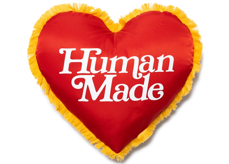 Human Made x Girls Don't Cry Heart Cushion Black/Red