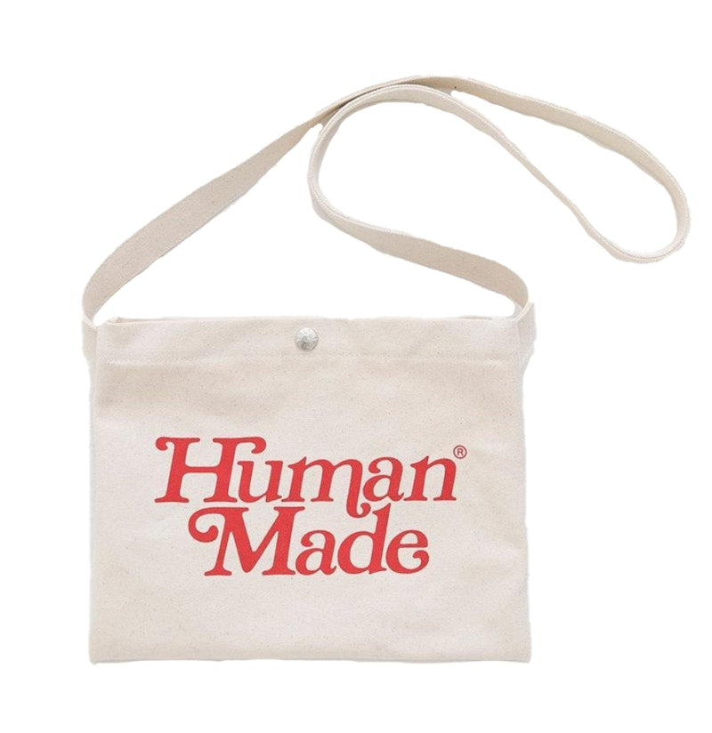 Human Made x Girls Don't Cry Satchel Natural