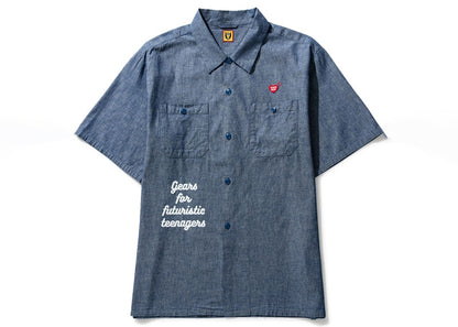 Human Made x HBX Lion S/S Shirt Indigo