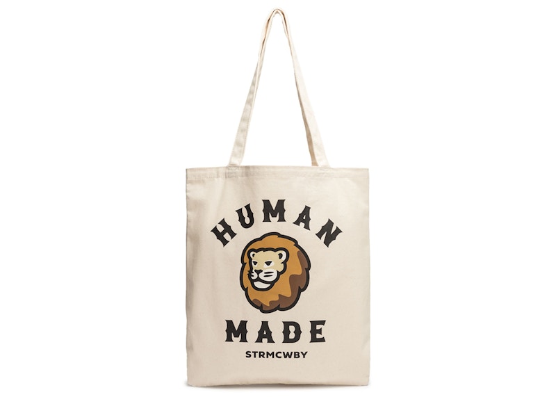 Human Made x HBX Lion Tote Bag Natural