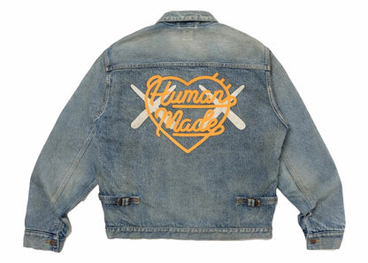 Human Made x KAWS Denim II Work Jacket Indigo