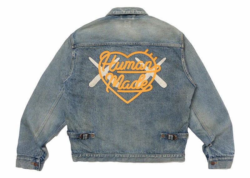 Human Made x KAWS Denim II Work Jacket Indigo