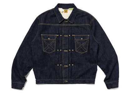 Human Made x KAWS Denim Work Jacket Indigo
