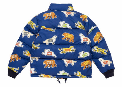 Human Made x KAWS Kids Down Jacket Blue