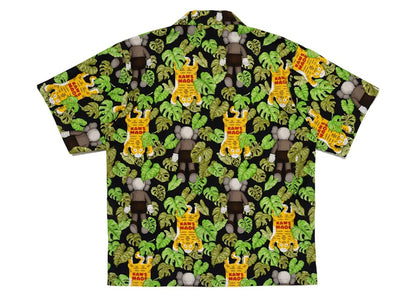 Human Made x KAWS Made Aloha Shirt Black