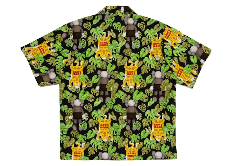 Human Made x KAWS Made Aloha Shirt Black