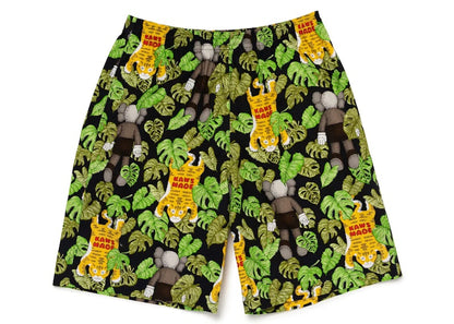 Human Made x KAWS Made Aloha Shorts Black