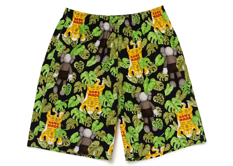 Human Made x KAWS Made Aloha Shorts Black