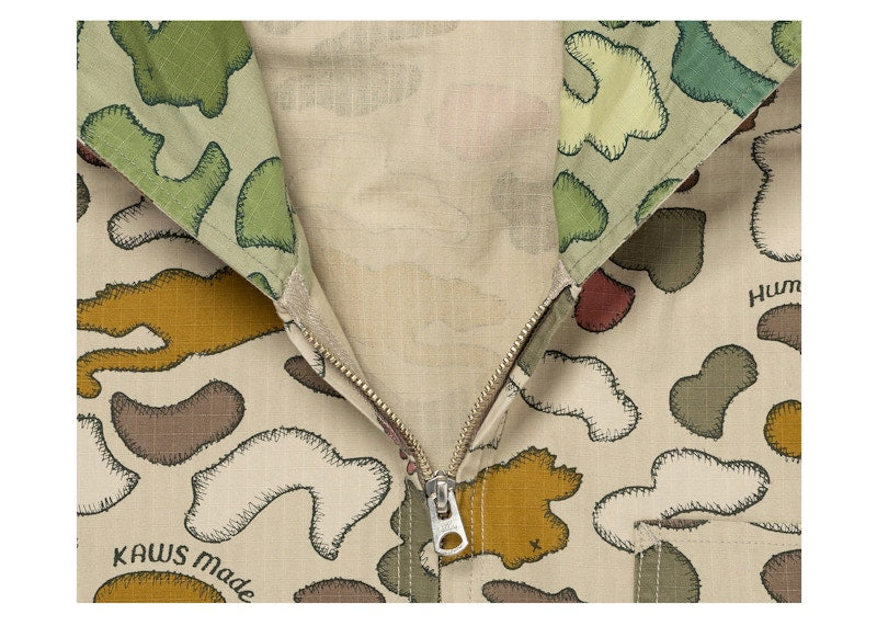 Human Made x KAWS Made Camo Jacket Brown