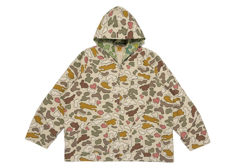 Human Made x KAWS Made Camo Jacket Brown