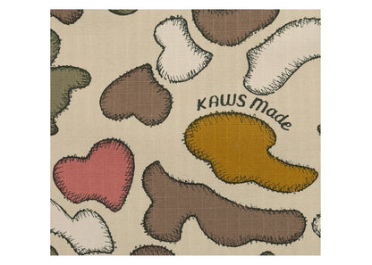 Human Made x KAWS Made Camo Shirt Brown