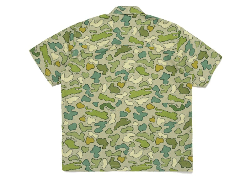 Human Made x KAWS Made Camo Shirt Olivedrab