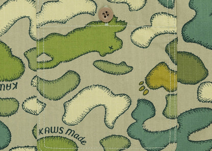 Human Made x KAWS Made Camo Shirt Olivedrab