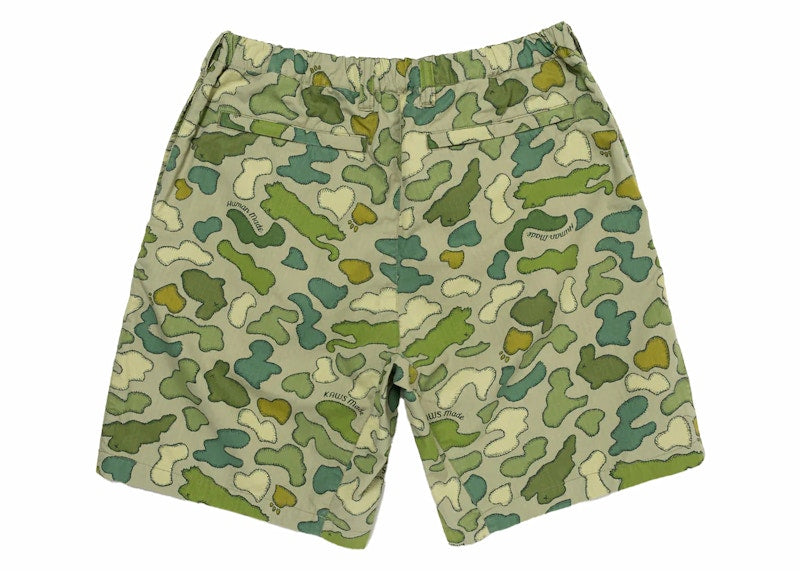 Human Made x KAWS Made Camo Shorts Olivedrab