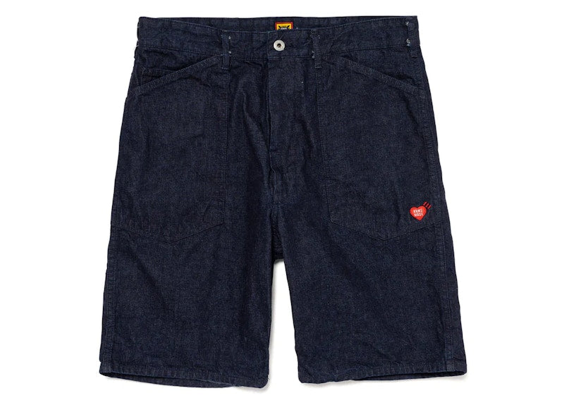 Human Made x KAWS Made Denim Shorts Indigo