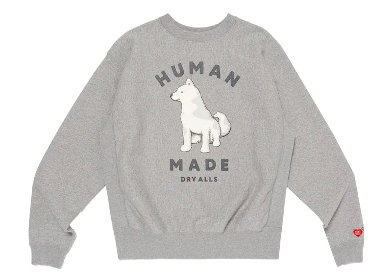 Human Made x KAWS Made II Sweatshirt Heather Grey