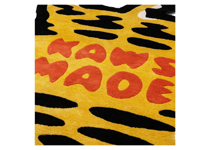 Human Made x KAWS Made Tiger Silk Rug Yellow