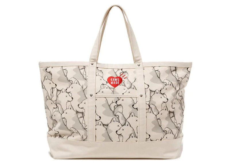 Human Made x KAWS Made Tote Bag Ivory